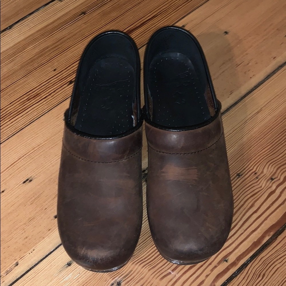 Dansko Brown Clogs